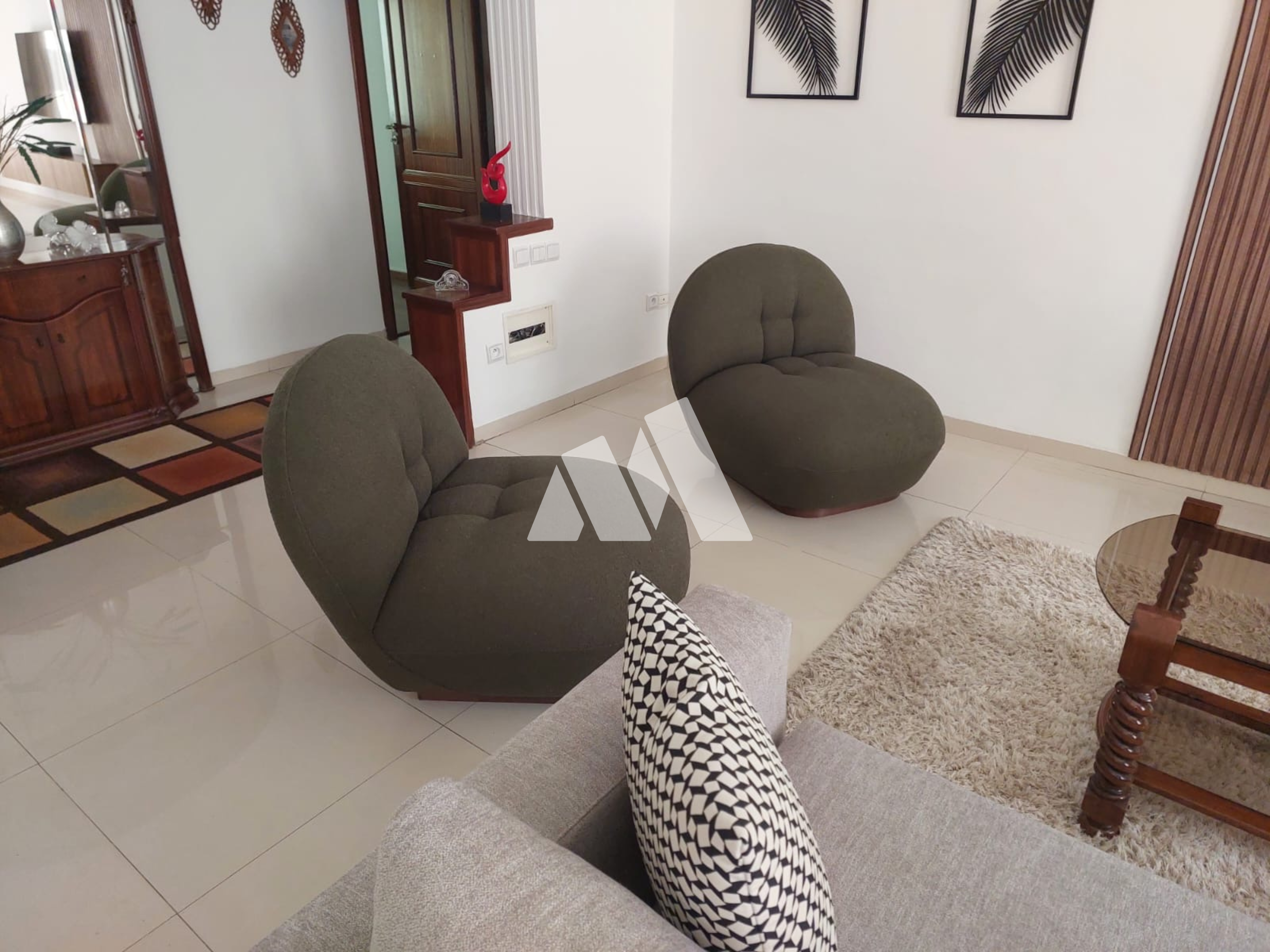 Appartement 3 chambres meublé avec terrasse à louer à Palmier Maarif — 4